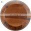 Acacia Wood Round Flair Serving Bowl for Fruits or Salads, Large, 12