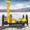 crawler base water well drilling rig machine driven by diesel engine with 300m drilling depth pneumatic DTH
