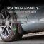 Hot sale Car Mud Flaps For Tesla Model 3 2021 Accessories Mudguards Splash Guards Fender Matte Black Carbon Fiber ABS