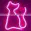 Factory Price Butterfly Pineapple Cat Dolphin Shape Wall Mounted Decor Led Channel Letter Logo Sign Coffee Shop Custom Neon Sign