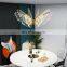 New Modern Minimalist Creative Living Room Children's Room LED Chandelier Lamps Decorative Butterfly Chandelier