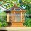Outdoor Waterproof Square Solar Landscape Lighting Head Aluminum Courtyard Lamp For Garden Yard LED Post Light