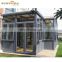 JYD prefabricated aluminum thermal break insulation orangery glass greenhouse garden sunrooms glass houses