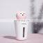 Portable Cute Bear Mini humidifier Usb Purify Air Cooler Mist Ultrasonic Humidifier for Car Office Bedroom