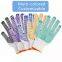 Anti Slip 7Gauge White Polycotton Liner PVC Dotted Work Gloves