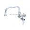 Pantry Faucet with Single Hole Base Wall Mount Swing Nozzle length 6