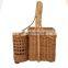New Arrival Vintage Rattan Wine & Bread Picnic Basket High Quality Wicker Basket for Home Organizing Wholesale Supplier