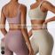 Custom Active Bras Wholesale Running Workout Wear Shockproof Yoga Bra Women Gym Fitness Top High Impact Big U-Back Sports Bra