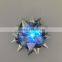 HOT SALE ! 3.75" Matte Metallic LED Lighting up Shinny Gift Bow, LED Star Bow, LED Ribbon Bow