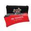 two zipper pencil case, custom printing, promoational neoprene material
