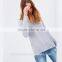 Women long sleeve 100%cotton fashionable t shirt design comfortable t shirt TS040