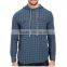 Fashion China Manufacturer Mens Check Henley Hoodies                        
                                                Quality Choice