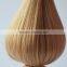 U V I flat tip blonde hair extension bundles