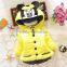 2015 Latest Hot Baby Winter Clothing Kids Hooded Outwear Girl Thick Warm Minnie Winter Coat