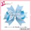 Adult ribbon bow hair accessories hot selling hair bows with clips,cheerleading ribbon