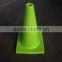 18" Lime Green Orange Colored Traffic Safety Cone Used PVC Traffic Cones
