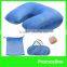 Hot Selling Inflatable travel inflatable pillow with pouch