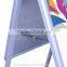 Open Snap Front Loading Professional Poster Stand Double side A frame