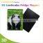 Tourist souvenir promotional convex 3d fridge magnet custom