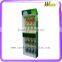 Supermarket Promotion Floor Hook Stand Corrugated Paper Display