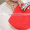 Hot sale FDA and LFGB food grade colorful heart shape non-sick silicone table mat & silicone placemat