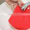 Hot Sale FDA and LFGB Food Grade Colorful Heart Shape Non-sick Silicone Table Mat & Silicone Placemat