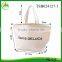 2016 New Arrival plain white eco shopping bag canvas beach bag