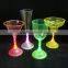 Party favor Plastic flashing led light up martini glass cup