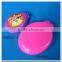 Oval shape mini folding hair brush with mirror                        
                                                Quality Choice