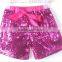 Wholesale lovely design girls pom pom shorts, baby sequin shorts hot selling