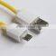 Wholesale flat design jelly color micro usb cable, flat design usb charger cable