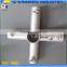 Hot Sale Good Price 5 Way Fitting Pipe with Swivel Eyes for Tent Use YS46050