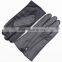 Fashion Outside Sewing Touch Screen Black Sheepskin Gloves for Men