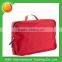 Solid red Foldable wheeled portable large capacity shopping bag