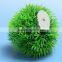 Hot Sale 2015 New Arrival Beautiful Aquarium Plastic Green Seaweed Moss Ball Decoration For Fish Tank