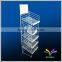 Metal Material Custom Floor Display Shelf for Supermarket Promotion