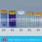 Colored New PET blue bottle ,pill bottle with pressure screw cup