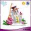 Wholesale festival gift zinc alloy multicolor rhinestone enamel christmas snowman brooch