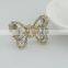 hot selling Table Decoration & Accessories Type rhinestones butterfly shape wedding napkin ring