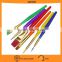 DIY colorful plastic handle kids paint brushes