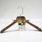 Durable vintage wooden clothes hanger