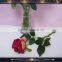 artificial velvet wedding rose petals fabric roses stem