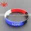 Custom personalized silicone wristbands/rubber bracelet /magnetic silicone bracelet