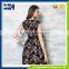 Factory Price Beautiful Brand Name Lady One-piece Dress Designs Ladies