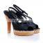 Big size fashion ladies high heel shoe sandals 2016