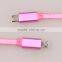 Guangzhou Wholesale Nylon Cover Flat Micro Mobile Phone USB Cable
