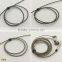 Gold 3D Audio Dual driver audiophile custom ear buds Metal Earphones