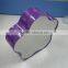 Durable flowered shaped metal tin storage box for girls
