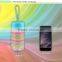 portable colorful rings tritan water bottle tea drink bottle