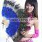 SWEGAL belly dance feather fan,chinese belly dance fan SGBDD13041